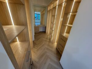 Herringbone Timber Flooring Installation – Gables 2
