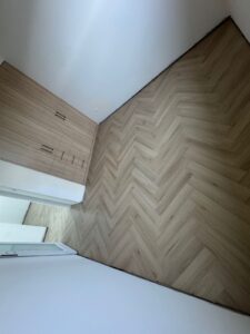 Herringbone Timber Flooring Installation – Gables
