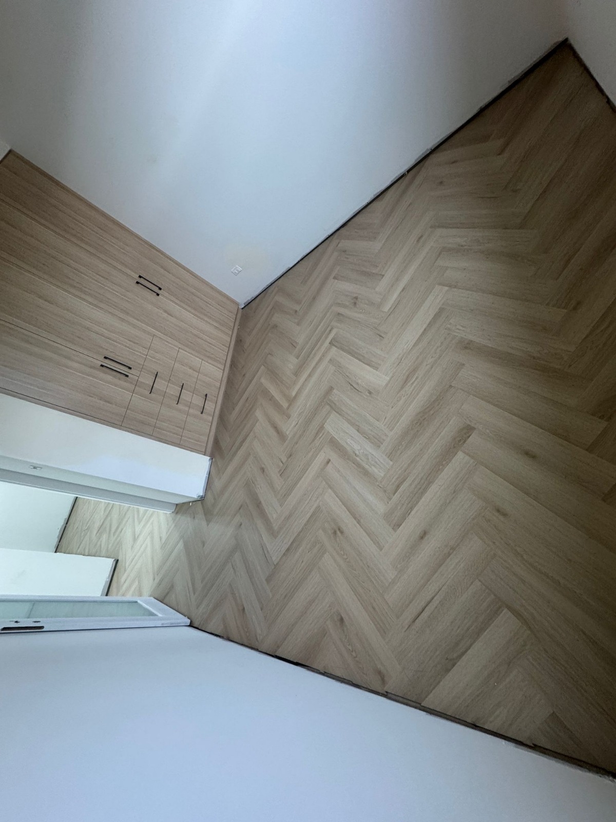 Herringbone Timber Flooring Installation – Gables